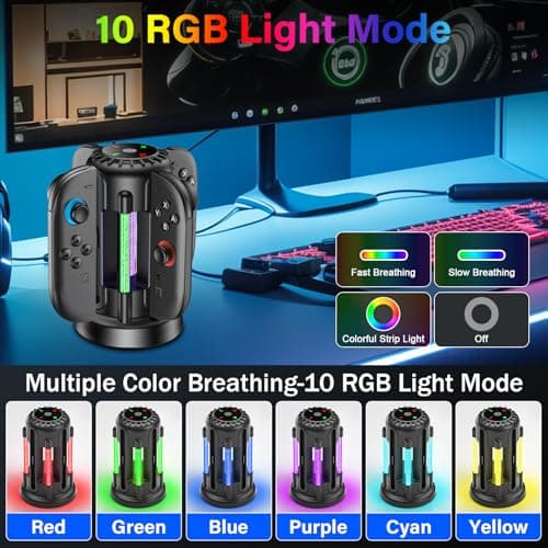 Charging Dock for Nintendo Switch 2 Joycon(2025), Switch 2 Charger Station