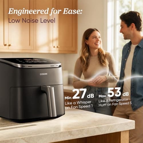 Cosori TurboBlaze Air Fryer, 9-in-1, 6 Qt, PFAS-Free Ceramic Coating — view 8