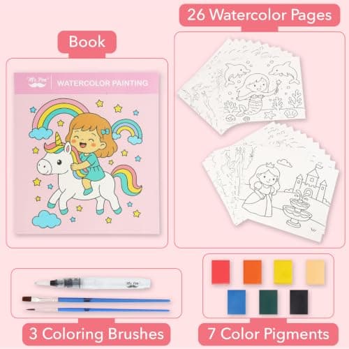Mr. Pen- Paint with Water Coloring Books for Toddlers, Unicorn Dream — view 4