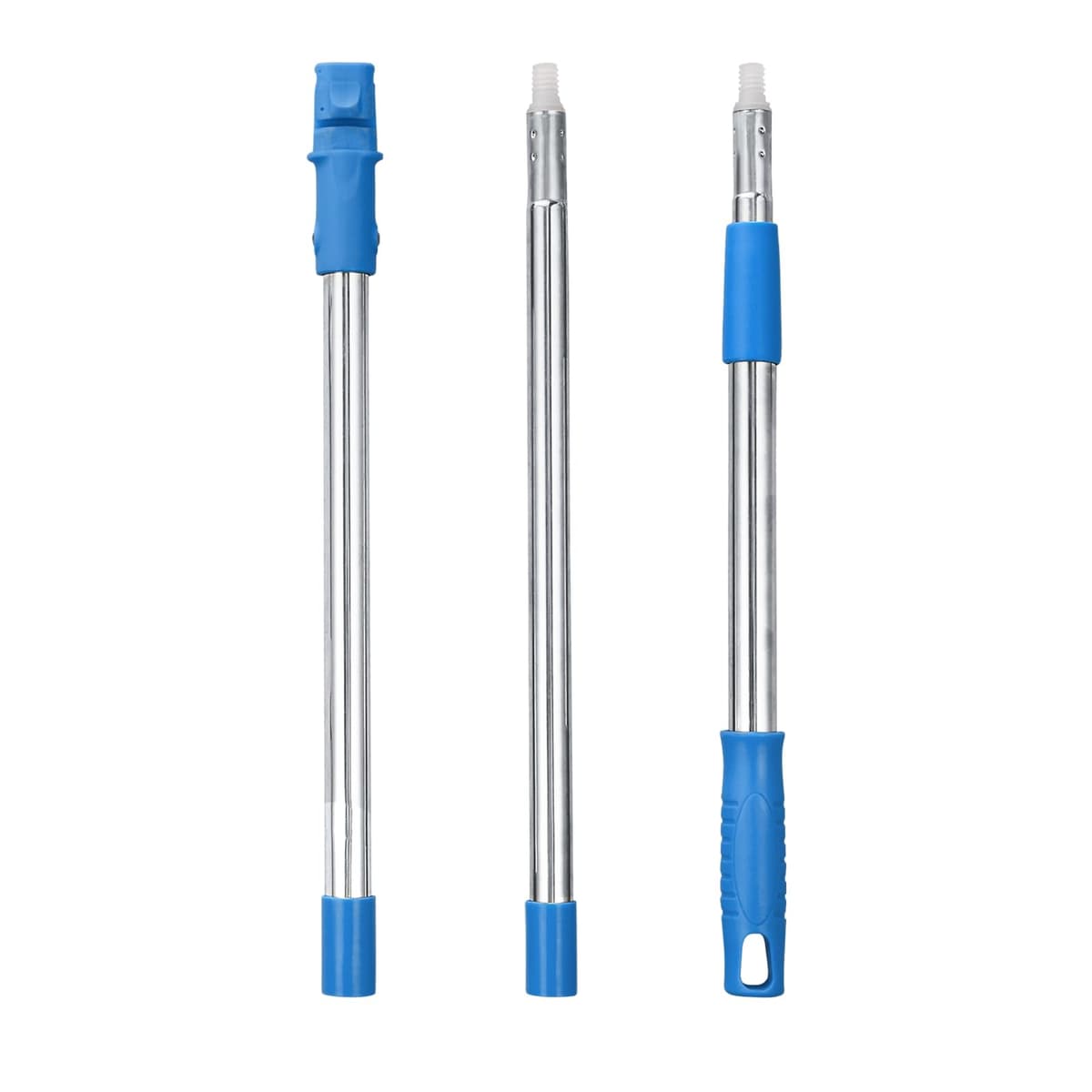Mitclear Limpiacristales con Mango Extensible(146cm), Limpiador de Ventanas con Escobilla de Silicona & Paños de Microfibra, Kit Limpiacristales Profesional para Ducha Cristal Espejo Puerta Coche — view 7