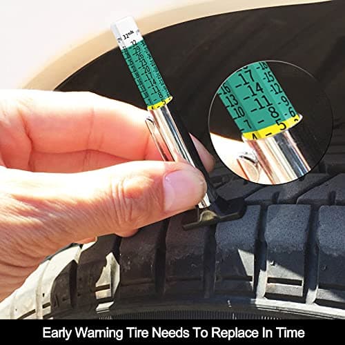 GODESON 88702 Smart Color Coded Tire Tread Depth Gauge — view 4