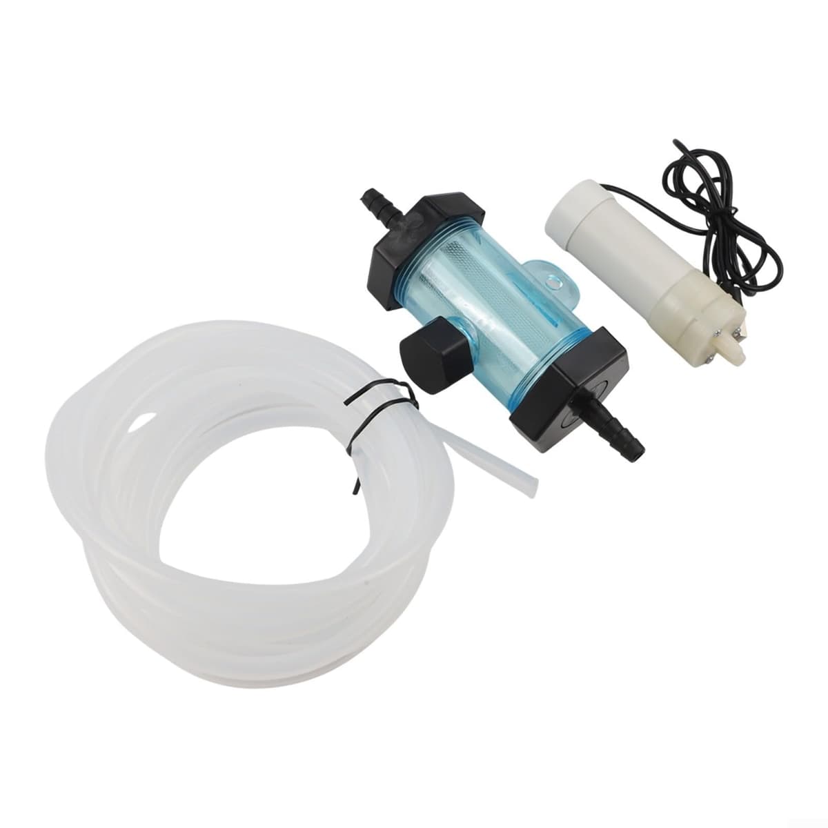 Acuario eléctrico para GRAVEL Cleaner Bomba de sifón USB con filtro para tanque de peces intercambio rápido de agua (5 metros)
