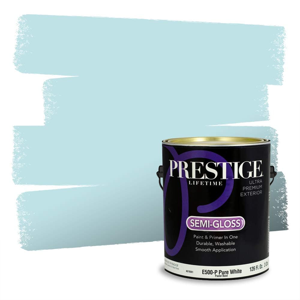 PRESTIGE Paints Interior Paint and Primer In One, 1-Gallon, Semi-Gloss, Comparable Match of Valspar* Dewdrop* — view 1417