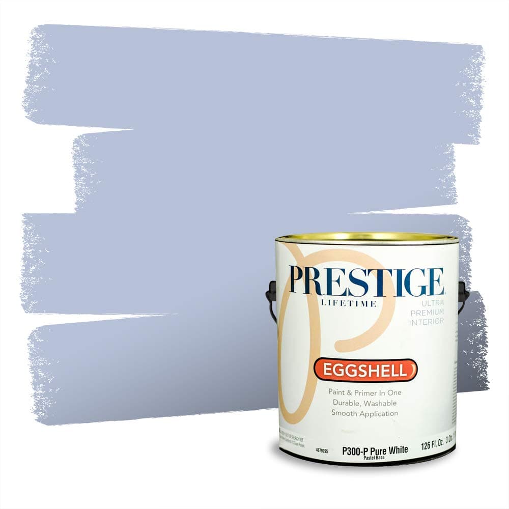 PRESTIGE Paints Interior Paint and Primer In One, 1-Gallon, Semi-Gloss, Comparable Match of Valspar* Dewdrop* — view 1604