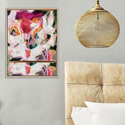 Pixy Canvas Floater Frame 16x20 for 1-1/2 (1.5) inch Deep Canvas Paintings/Canvas Prints/Wood Canvas Panels/Wall Art/Wall Decor/Home Decor/Artwork (Nordic White Oak, 16 x 20 inch, Portrait) — view 2