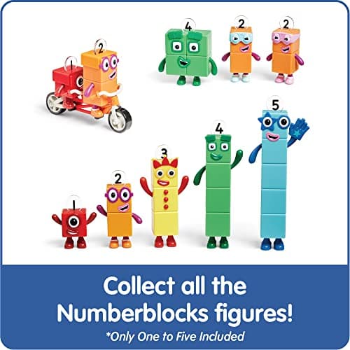 hand2mind Numberblocks Friends One to Five Figures, Toy Figures Collectibles, Small Cartoon Figurines for Kids, Mini Action Figures, Character Figures, Play Figure Playsets, Imaginative Play Toys — view 5