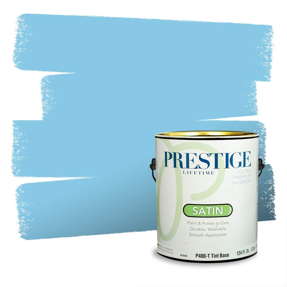 PRESTIGE Paints Interior Paint and Primer In One, 1-Gallon, Semi-Gloss, Comparable Match of Valspar* Dewdrop* — view 521