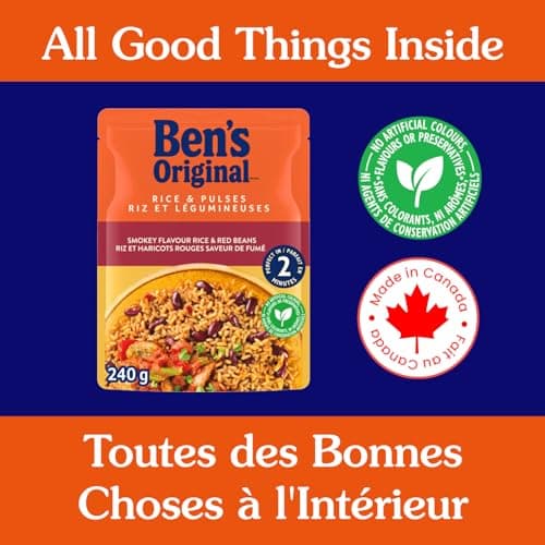 BEN'S ORIGINAL Rice & Pulses Smokey Flavour Red Beans and Rice, Side Dish, 240g Pouch — view 5