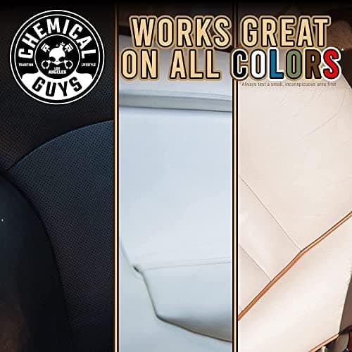 Chemical Guys Leather Cleaner and Conditioner Kit - Car Cleaner and Conditioner, Safely Cleans & Conditions Leather Car Interiors, Furniture, Shoes, Boots, Bags, Apparel & More, 2 Bottles (16 oz Each) — view 2