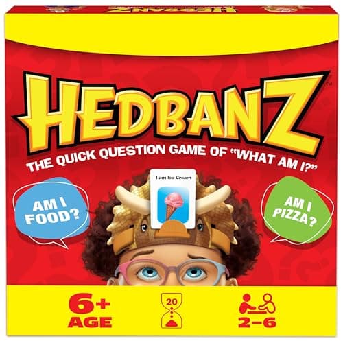 Spin Master Games Hedbanz Picture Guessing Game for Family Game Night