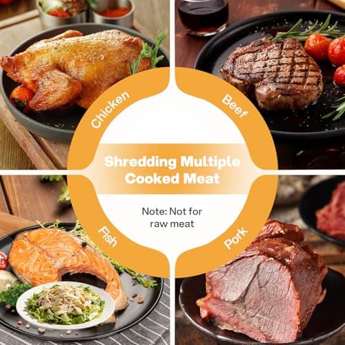 Cleangor Chicken Shredder Tool Twist, Visible Chicken Breast Shredder Tool — view 4