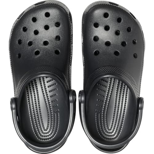 Crocs Unisex-Adult Classic Clogs, Black, 10 Men/12 Women — view 5