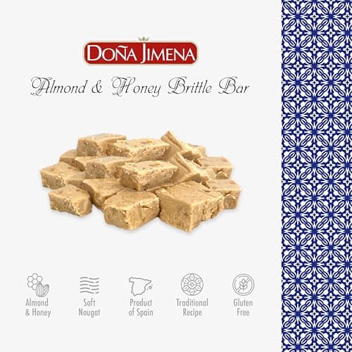 Doña Jimena Turrón Blando Soft Almond & Honey Bar, Traditional Spanish Nougat, 150g (5.3 oz) — view 3