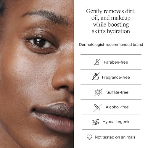 Neutrogena Hydro Boost Hydrating Gel Cleanser, Daily Face Wash for Sensitive Skin, Gentle Foaming Facial Cleanser, Noncomedogenic, Alcohol- and Fragrance-Free Hyaluronic Acid, 7.8 fl oz — view 4