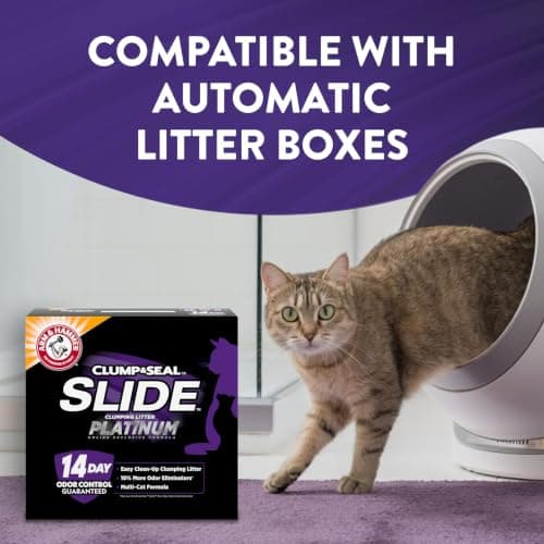 ARM & HAMMER Slide Platinum Easy Clean-Up Clumping Cat Litter, 37 Lbs — view 3