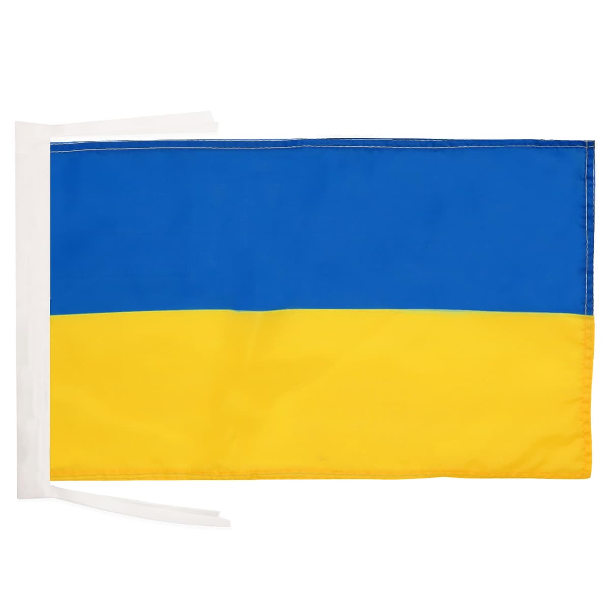 AZ FLAG - Ukraine Flag - 18'' x 12'' - 100% Polyester Ukrainian Small Banner with Two Cords - Fade Resistant - Vivid Colors - 18x12 in - 45x30 Cm