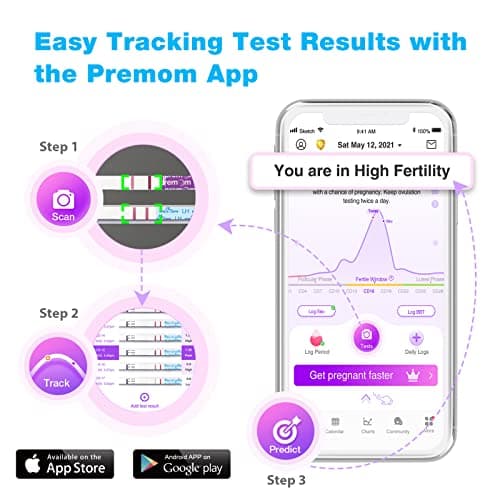 easy@Home 50 Ovulation Test Strips - Cycle & Fertility Tracker — view 2