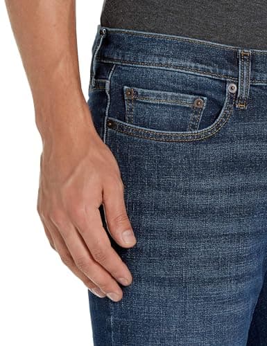 Amazon Essentials Men's Skinny-Fit Stretch Jean, Dark Vintage, 34W x 28L — view 2