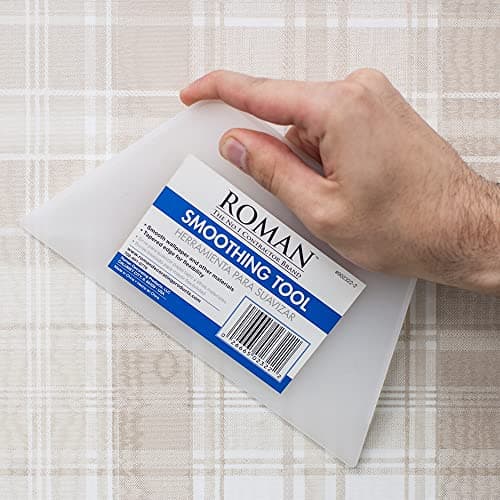 ROMAN’s Wallpaper Smoothing Tool for Home Improvement, Wallpaper Smoother for Installation, 7.75-Inch Wide, Plastic, White — view 2