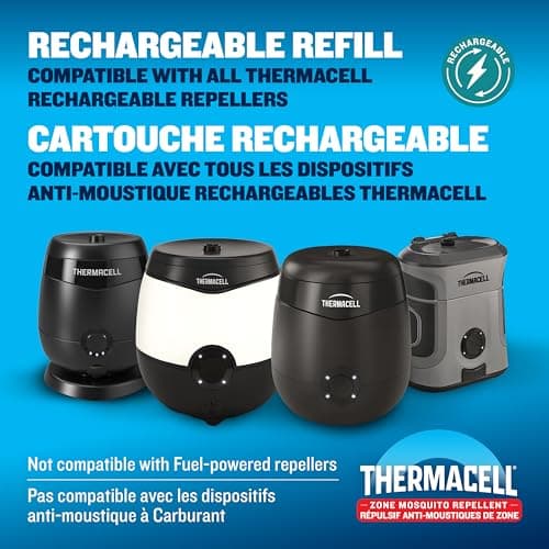 Thermacell Mosquito Rechargeable Repeller Refills; 72 Hours; Compatible with Thermacell E-Series & Radius Only; 20 Foot (6 m) Mosquito Repellent Zone; Deet Free Bug Spray Alternative; Scent Free …