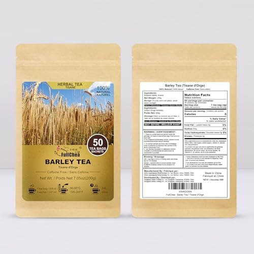 FullChea Barley Tea, 4g X 50 Count, Premium Natural Roasted Barley Grain — view 5