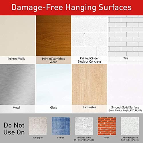 Command Poster Hanging Strips Value Pack, Small, White, 48 Strips — view 3