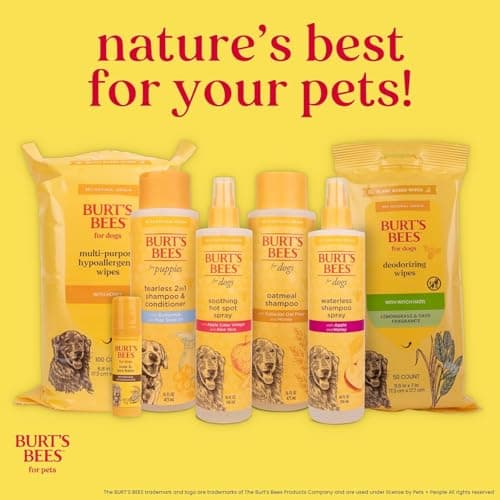 Burt's Bees for Pets Oatmeal Dog Shampoo with Honey, Soothing Formula for Itchy and Sensitive Dog Skin, Colloidal Oat Flour and Honey, pH Balanced, Sulfate-Free, 16 Fl Oz — view 11