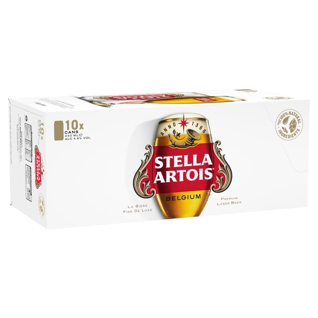 STELLA ARTOIS Premium Lager Beer Can, 440 ml (Pack of 18) — view 5