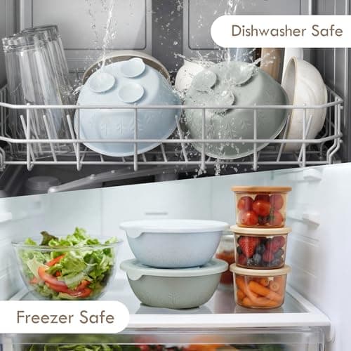 Moonkie Baby Bowls with Suction, Stainless Steel & Silicone Toddler Bowls with Lids, Seamless One-Piece Design Silicone Bowls for Babies 4 Months+, 13oz, BPA-Free, Lead-Free, Dishwasher Safe, 2 Pack — view 7
