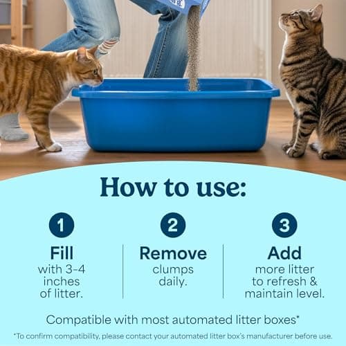 Fresh Step Advanced Clean Paws Multi Cat Clumping Litter with Febreze Freshness, Low Tracking, 18.5 lb. Box, Pack of 2 — view 4
