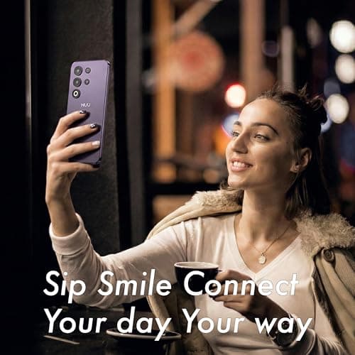 NUU N30 Cell Phone Unlocked for T-Mobile, Mint, Metro, Qlink, Tello 6GB/128GB, Teen Phone, Dual SIM 4G, Octa-Core 6.7" 90Hz HD+, Any Parental APP, Unlocked Android Phones, Purple, 1 Year US Warranty — view 3