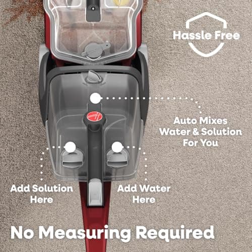 Hoover PowerScrub Deluxe Carpet Cleaner Machine, Deep Cleaning Carpet Shampooer Machine, SpinScrub Brushes, HeatForce Drying, Pet & Upholstery Tools, Pair with Hoover Carpet Cleaner Solution — view 3