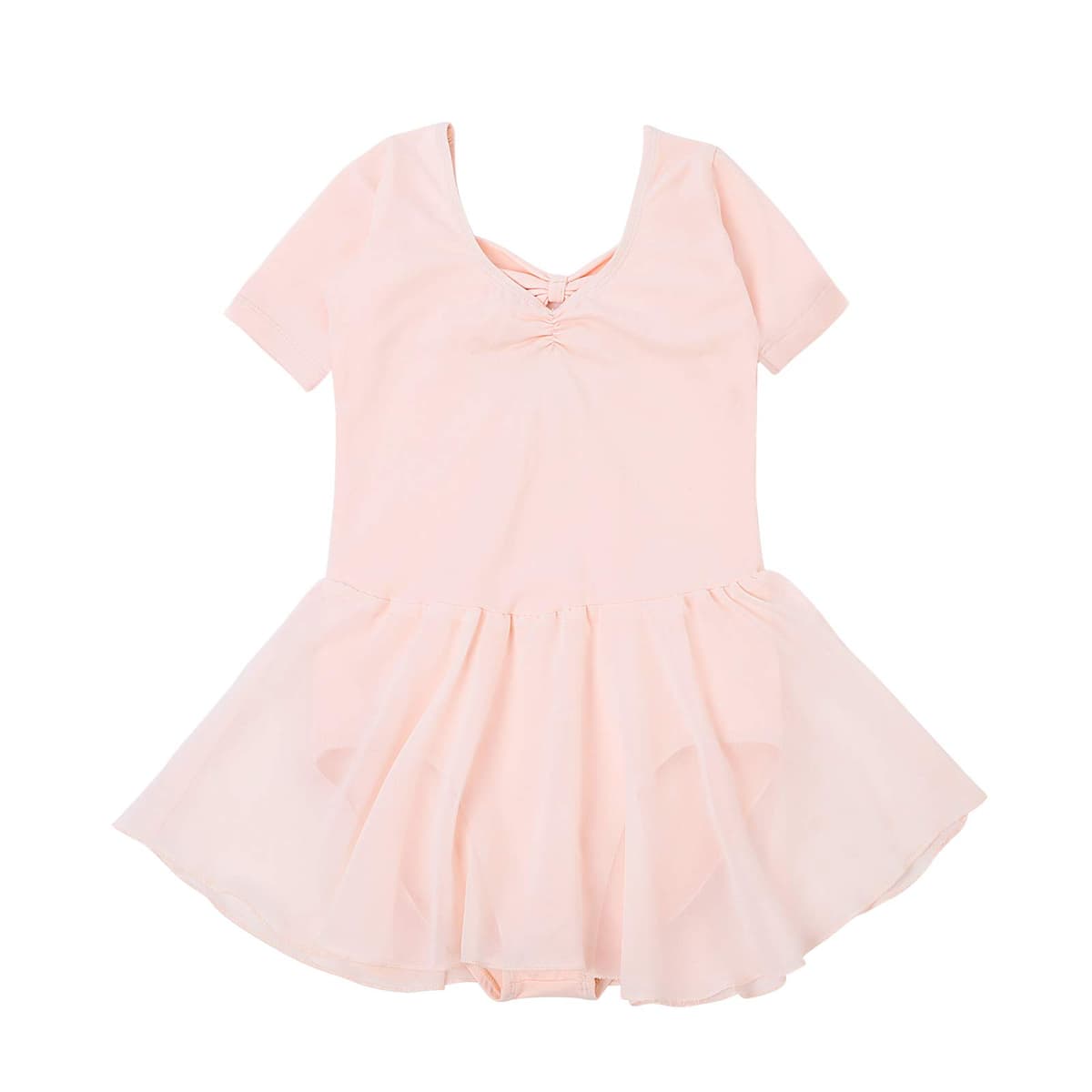 Bezioner Vestido de Ballet Maillot de Danza Manga Larga Gimnasia Leotardo Algodón Body Clásico para Niña — view 4