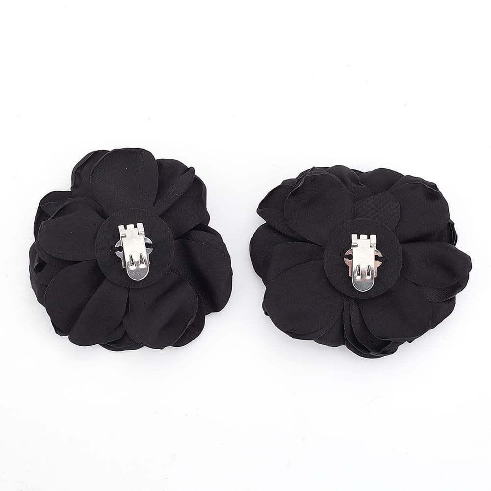 1 Pair Wedding Flower Shoe Clips Shoe Buckles Charm Clothes Hair Accessories for Women Hairpin Brooches Party High Heels — view 2
