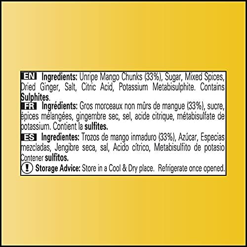 Shan Mango Chutney 14.1 oz (400g) - Tasty Accompaniment from Fresh Mango - Delicious and Zestful Dipping Sauce - Suitable for Vegetarians - Airtight Glass Jar (Pack of 2) — view 2