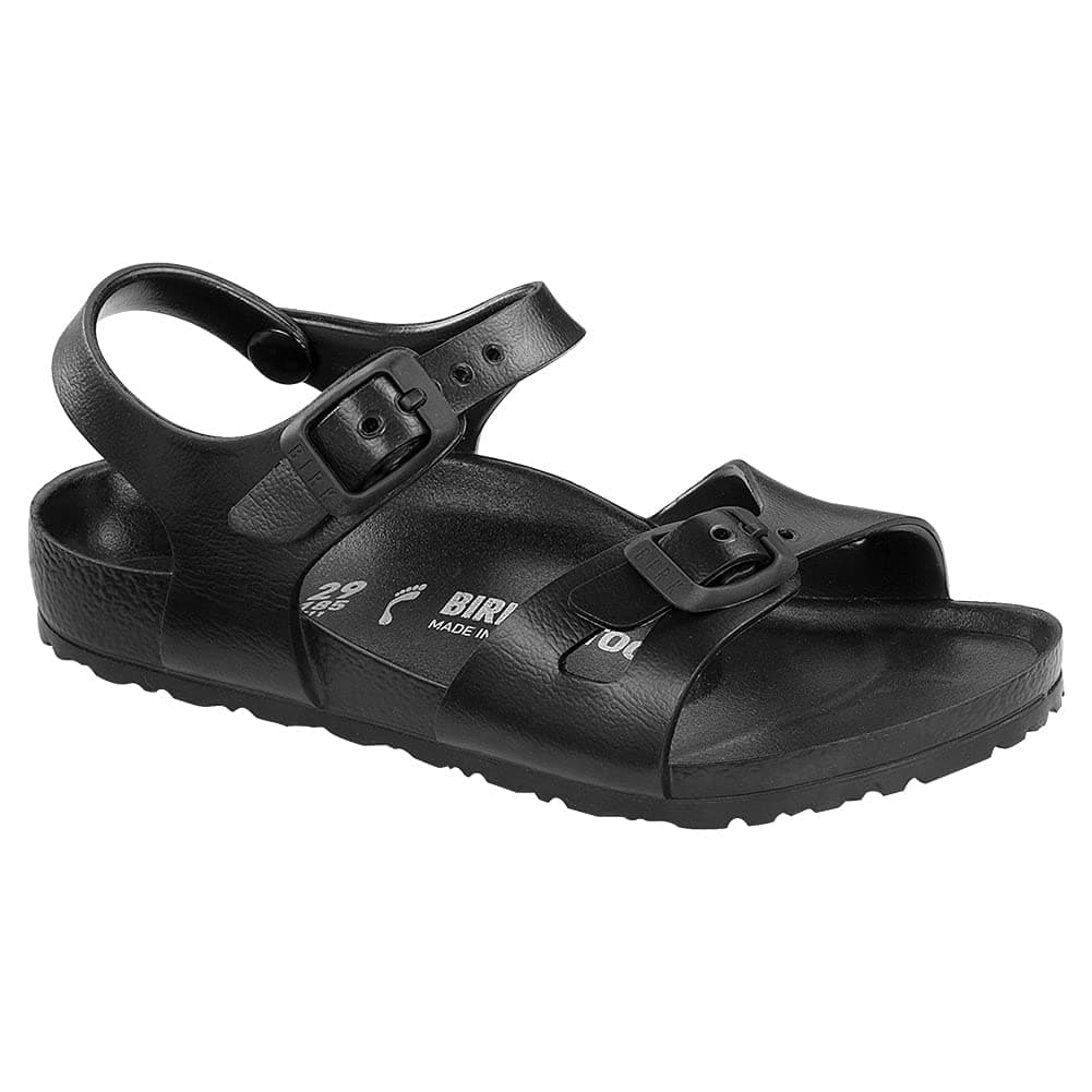 Birkenstock Rio Sandals Girls White/Patent Sandals Shoes — view 30