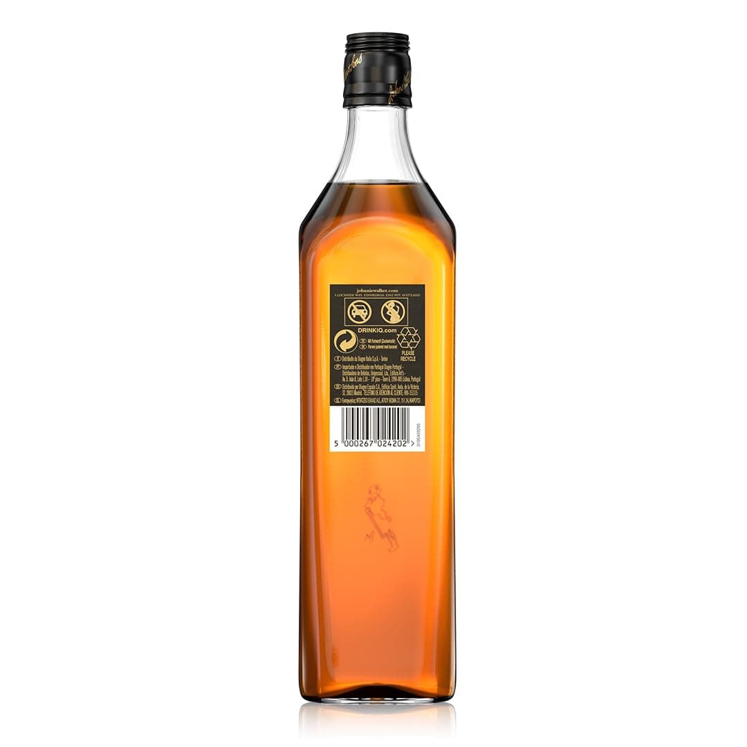 Johnnie Walker Black label, Whisky escocés blended 12 años, 700 ml — view 2