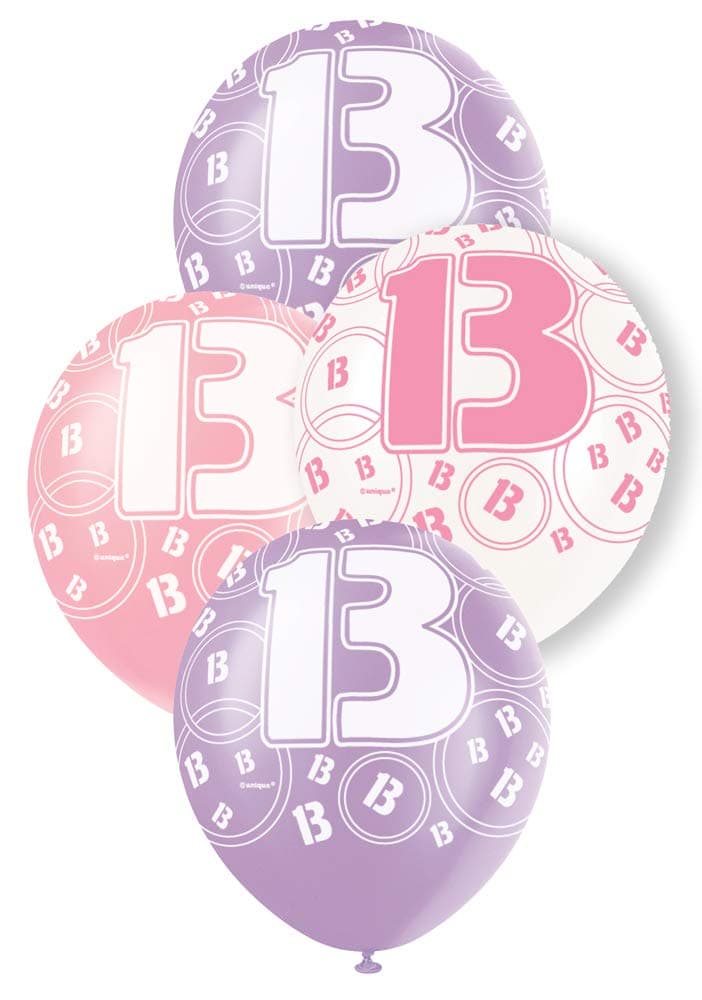 Unique Party 92068 - 9ft Foil Glitz Pink Happy 80th Birthday Banner — view 231