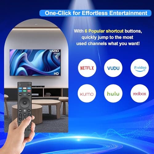 【Pack of 2】 for VIZIO Smart TV Remote Replacement XRT140 — view 4