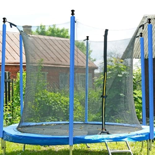 12Pcs Trampoline Pole Foam Sleeves, 34.64 Inch/88CM Waterproof Round Tube Protective Trampoline Spring Cover Padding, Protective Trampoline Spring Cover Padding for Indoor and Outdoor (Blue) — view 5