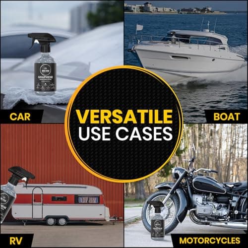 Magic Shield Graphene Ceramic Spray Coating - LAST SO LONG! Quick & Easy for Cars, Motorcycles, Boats & More - Professional-Grade Sealant for Maximum Gloss & Shine - Waterless Wash & Wax - 9oz Bottle — view 4