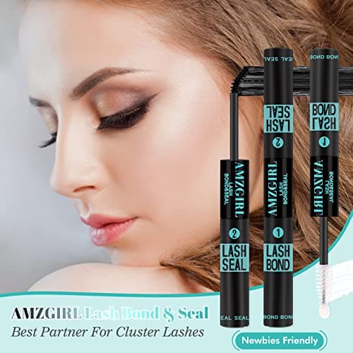 Lash Glue,Eyelash Glue,Waterproof Lash Bond and Seal,Lashes Clusters Glues for DIY Eyelash Extensions,Lash Glue for Eyelash Clusters 2-in-1 Bond and Seal Strong Hold 72H,Latex-Free(10ml) — view 5