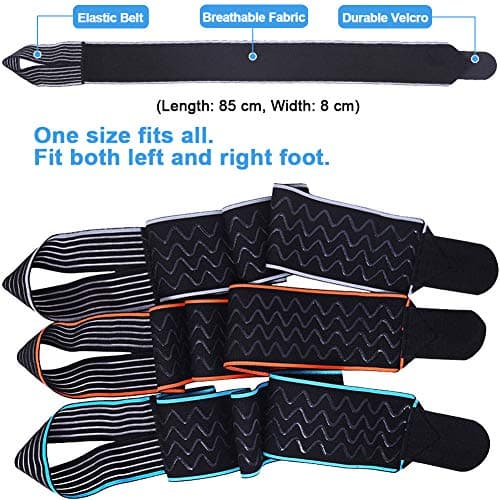 Beister Adjustable Compression Ankle Brace, Elastic Foot Support Wrap, Sprains Foot Brace for Sports Protect, Arthritis, Plantar Fasciitis, Achilles Tendonitis — view 5
