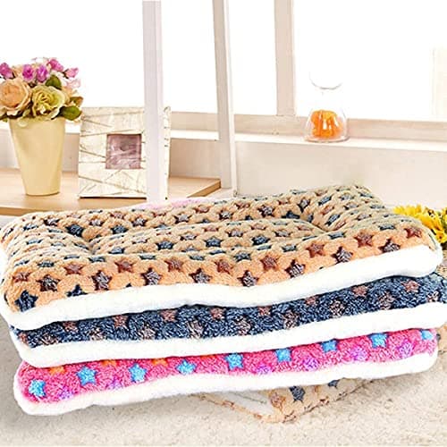 G YITENG 3 Pc Small Animal Plush Bed Mat,Warm Fluffy Kitten Puppy Blanket,Fleece Sleep Pad for Ferrets Hamster, Rabbit Bed Guinea Pig Bed (Small:15 x 11in, Set-A) — view 3