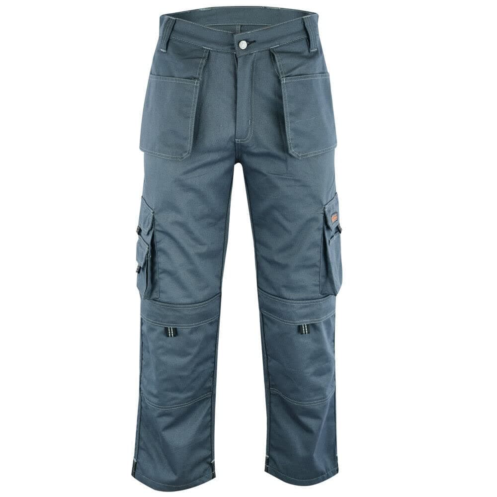 WrightFits Men Pro-11 Work Trousers Black - Heavy Duty Safety Combat Cargo Pant - Multi Pockets & Knee Pad Pockets - Triple Stitched -Durable Work wear (28W-48W) — view 11
