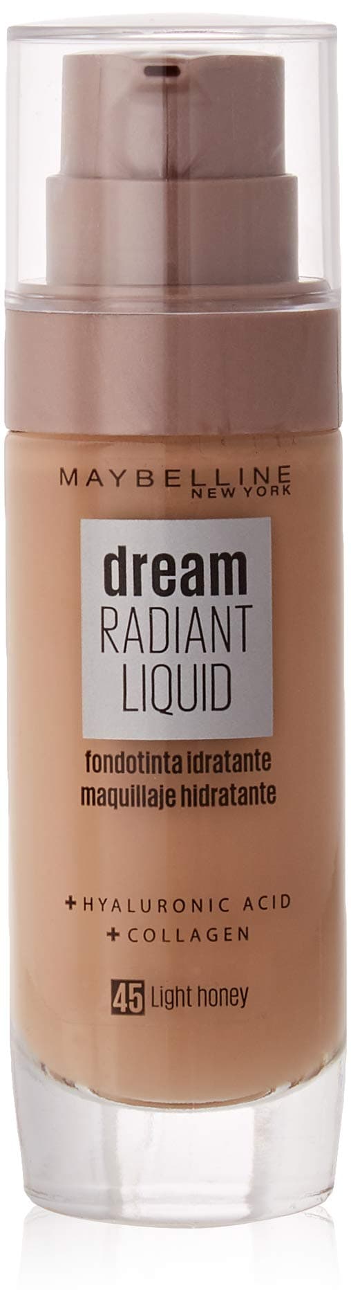 Maybelline Foundation, Dream Radiant Liquid Hydrating Foundation with Hyaluronic Acid and Collagen - Lightweight, Medium Coverage Up to 12 Hour Hydration, 30 Sand — view 37
