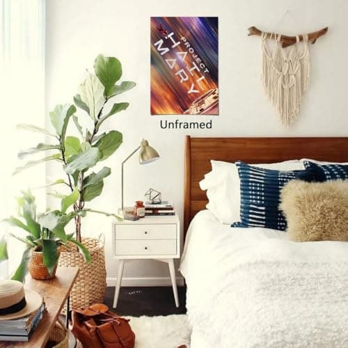LPAIWXY Project Hail Mary Poster For Fans Kids Room Bedroom Wall Decor-Movie Project Hail Mary Posters Canvas Prints Picture For Teen Boy Girls Gifts — view 3