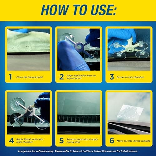 Rain-X 600001 Windshield Repair Kit - Quick and Easy Durable Resin Based Windshield Repair Kit for Chips and Cracks, Good for Round Damage Below 1" in Diameter and Cracks Smaller Than 12" in Length — view 3