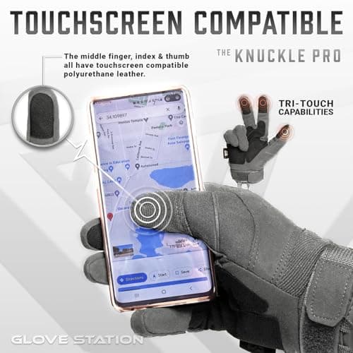 Glove Station - Cold Weather Tactical Shooting Gloves for Men and Woman with Touchscreen Fingers - Durable and Comfortable Hand-Gear for Shooting and Hunting — view 3