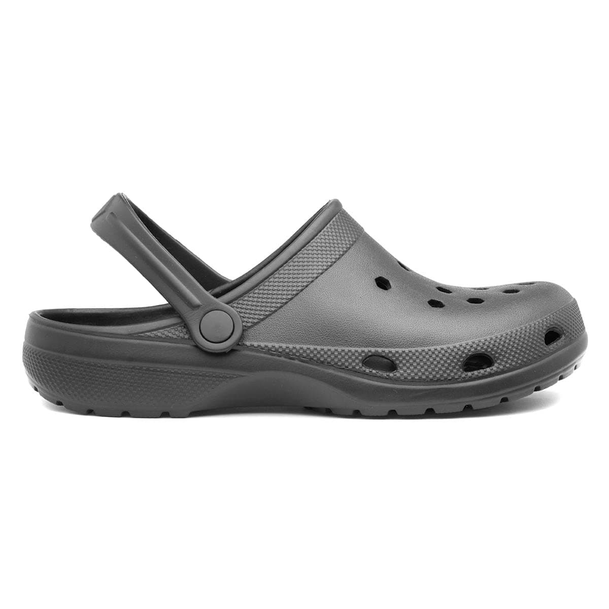 Shoe Zone - Adults Black Slip On EVA Clog Sandal — view 2